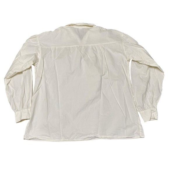 Handmade Wood Buttons Oversized Tunic Top‎ Size 2XL Natural Earthy Lagenlook - Picture 4 of 10